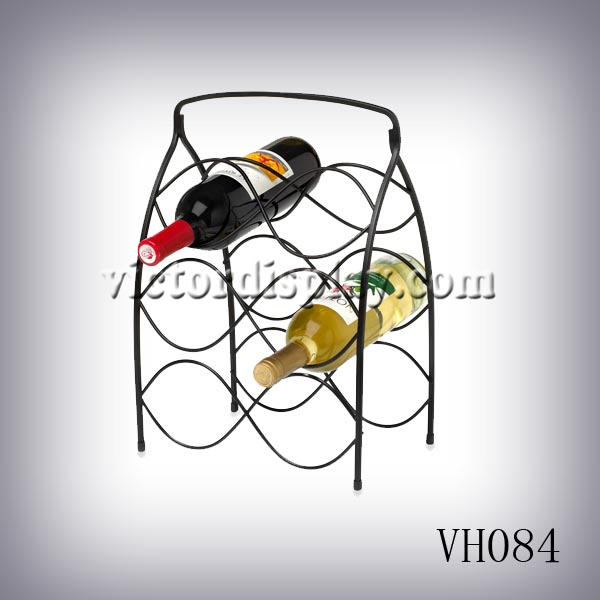 VH084wine Display rack, wine display, red wine display stand, wine display shelf, retail wine rack, iquor store wine display.jpg