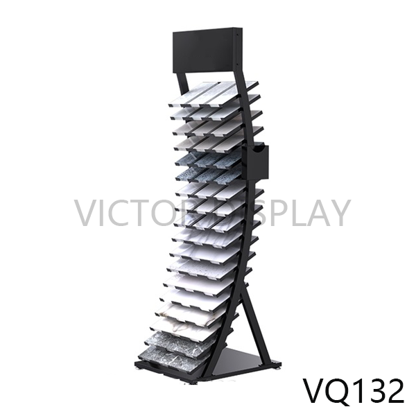 Stone Quartz Tower Metal Display Rack VQ132.png