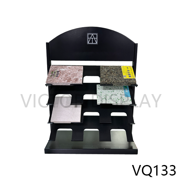 Quartz stone tabletop display rack VQ133.png