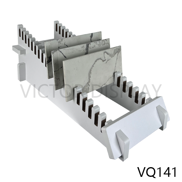Wooden Floor Marble Sample Display Rack VQ141.png